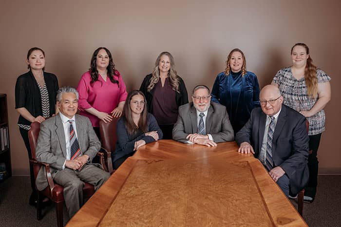 Group photo of the attorneys and staff members at Clement Law Center